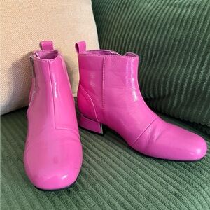 Hot pink girls boots